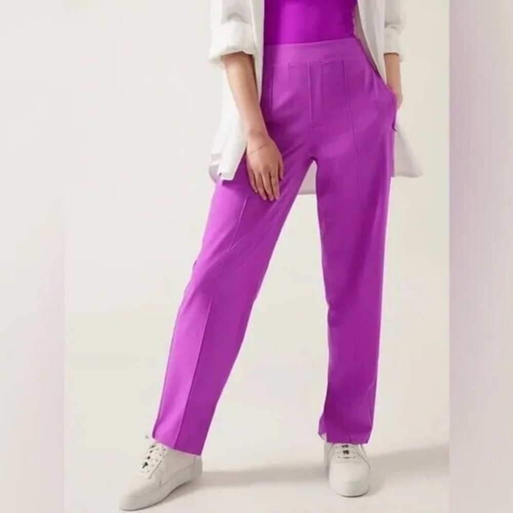Athleta Vienna Slim Pant 6 Jazzy Purple